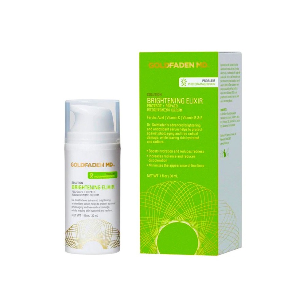 Goldfaden M.D.: Brightening Elixir 
Protect + Hydrate Brightening Serum